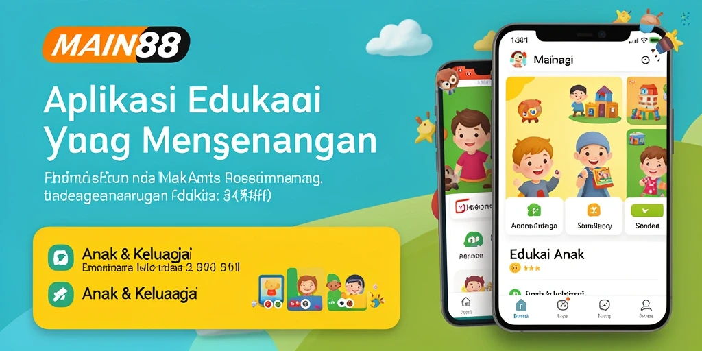 Tampilan antarmuka MAIN88 yang ramah anak dan interaktif.