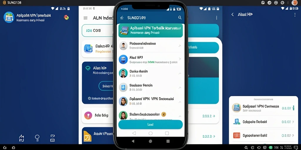 Tampilan antarmuka aplikasi SUNEO138 yang sederhana dan fungsional.